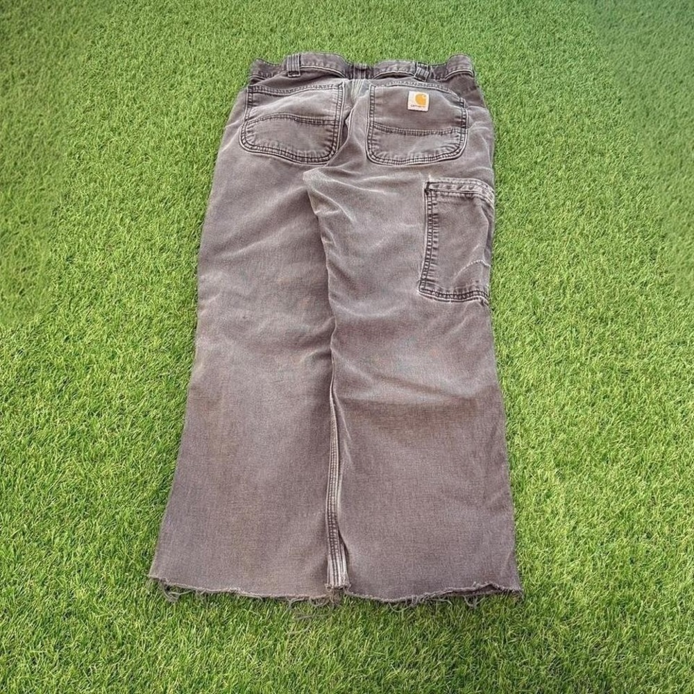 Distressed Carhartt grey slim jeans 32 x 25?